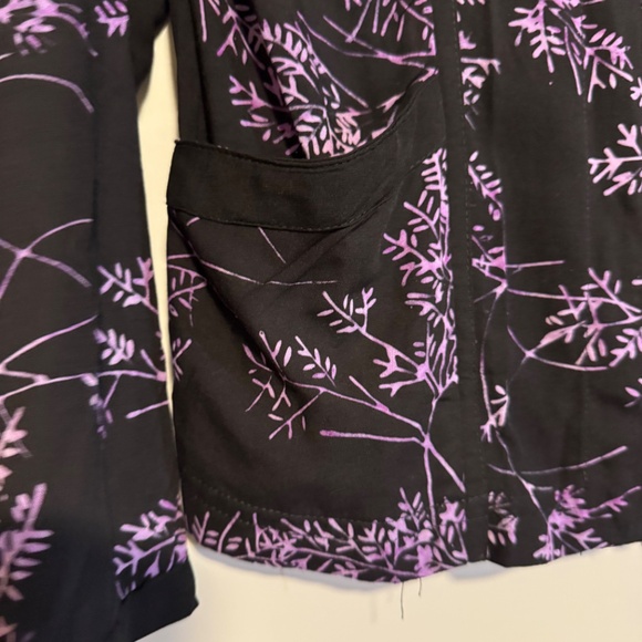 NEW Eagle Ray Traders Hoodie Jacket - Small (black/purple) - Picture 6 of 11